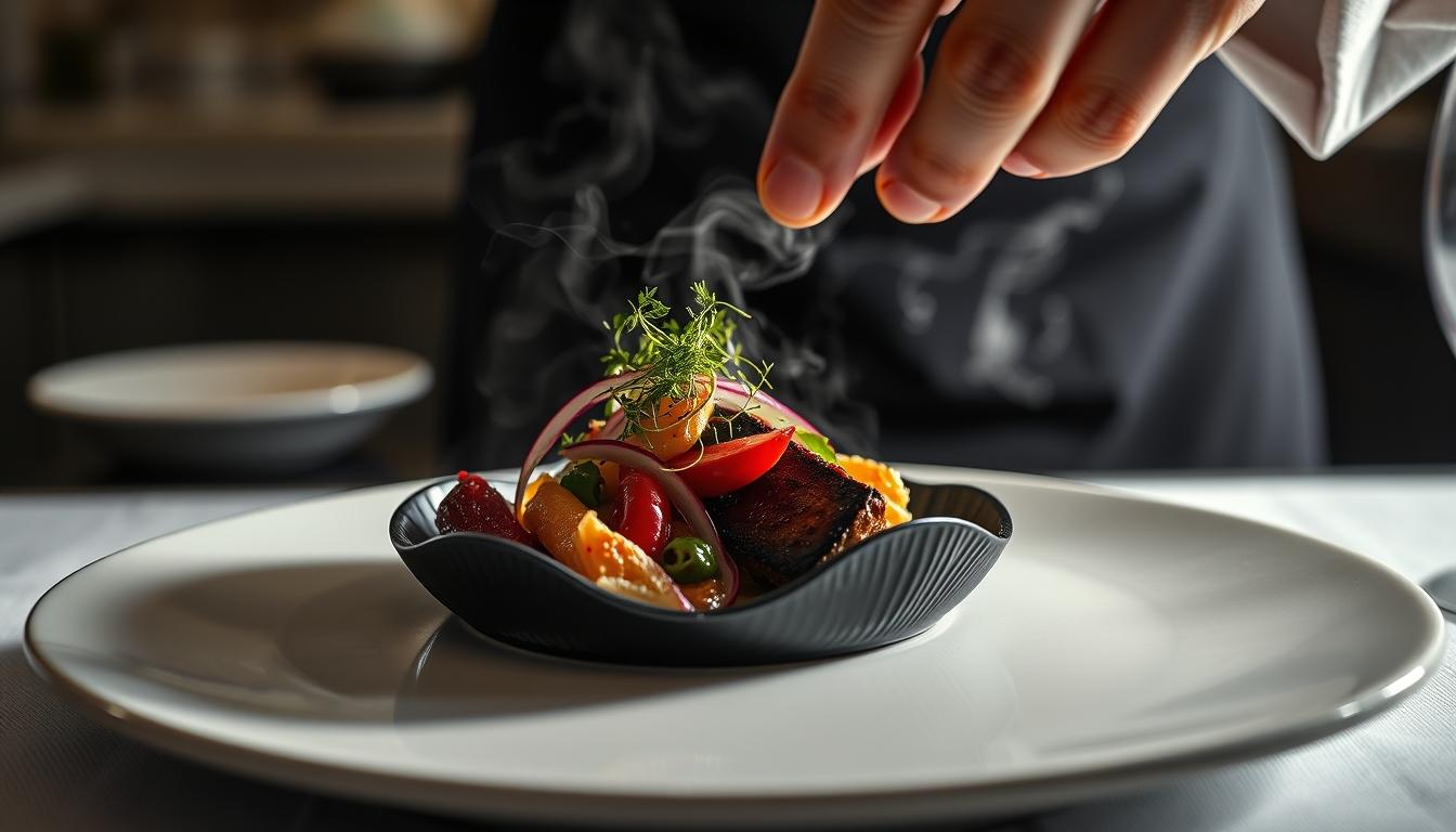 Home cook preparing ingredients in the kitchen